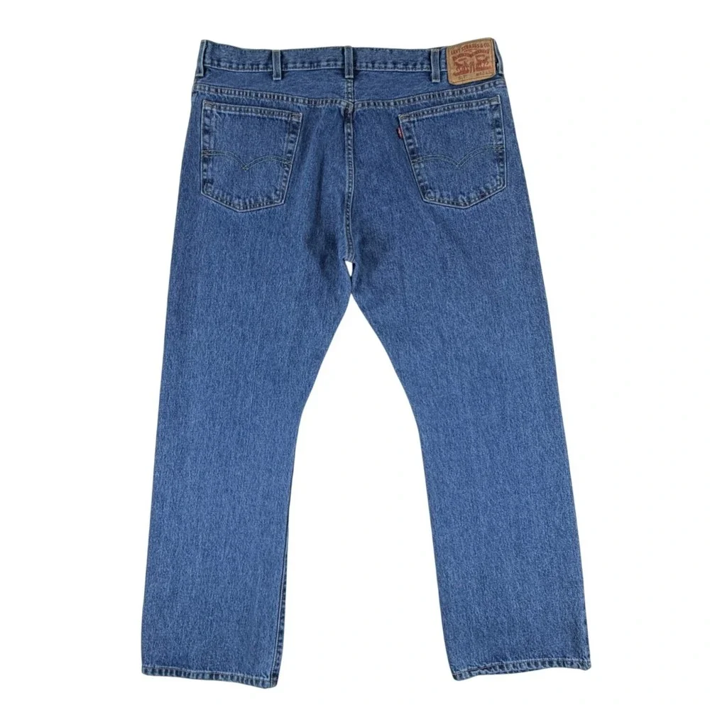 Levis 517 Bootcut Jeans Mens 42x32 Blue Medium Wash Denim WaterLess 00517-4891